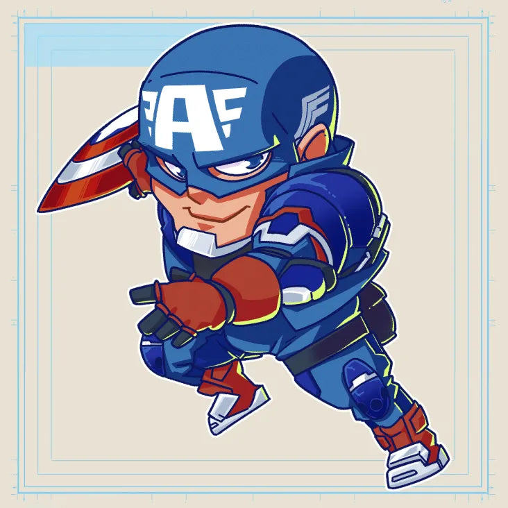 Marvel TOKON Keychains & Stickers