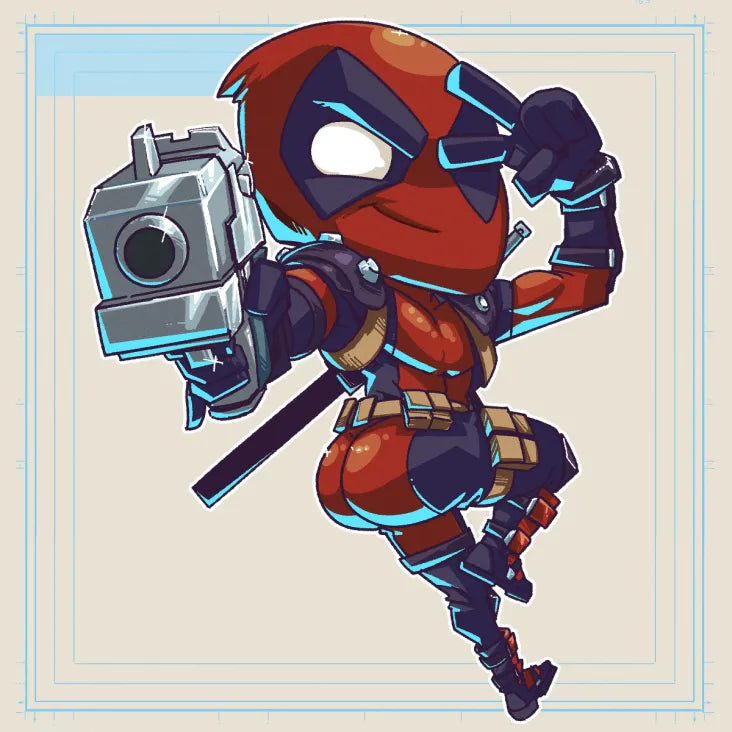 Marvel TOKON Keychains & Stickers