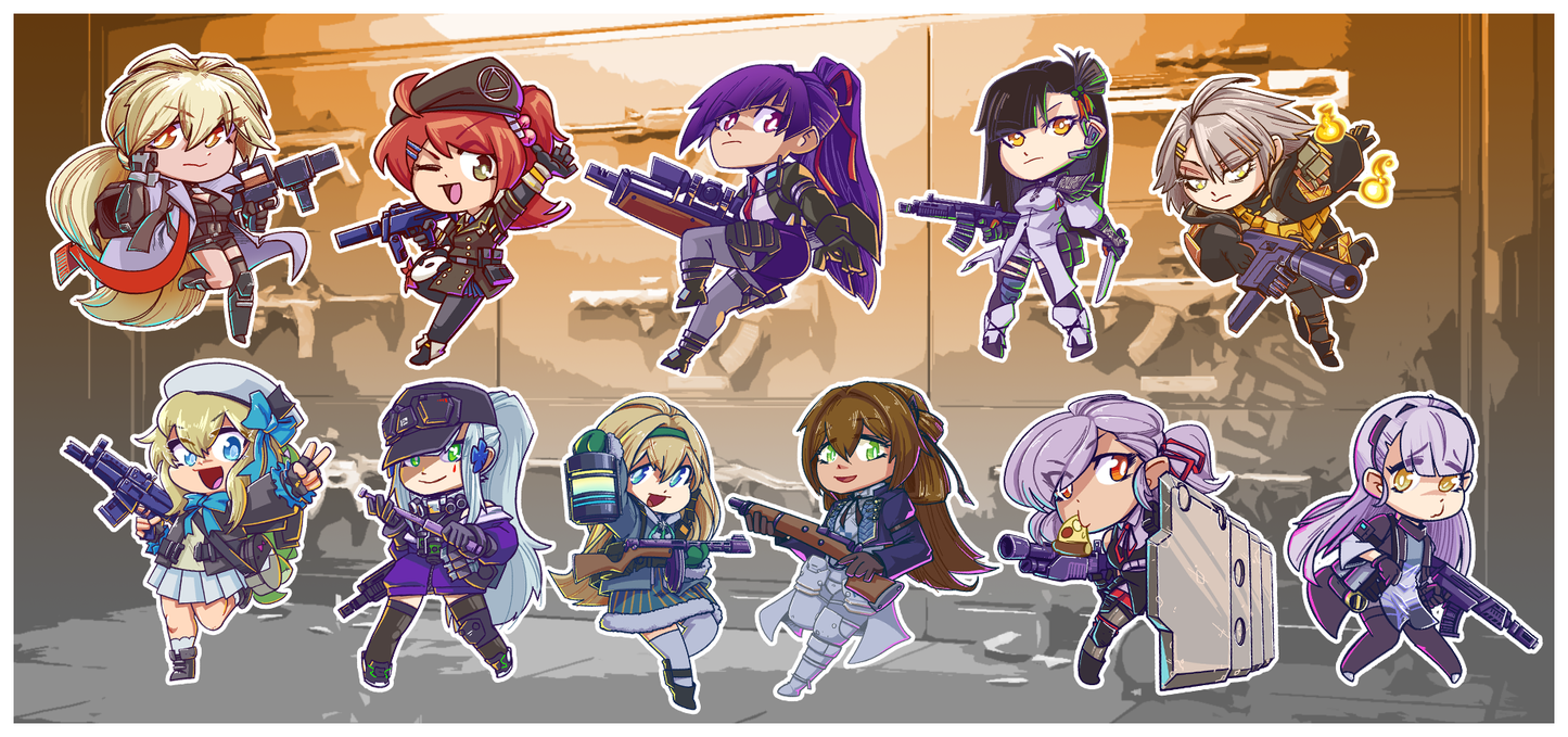 Girls Frontline Keychains