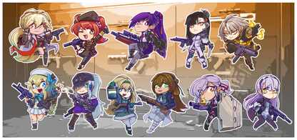 Girls Frontline Keychains