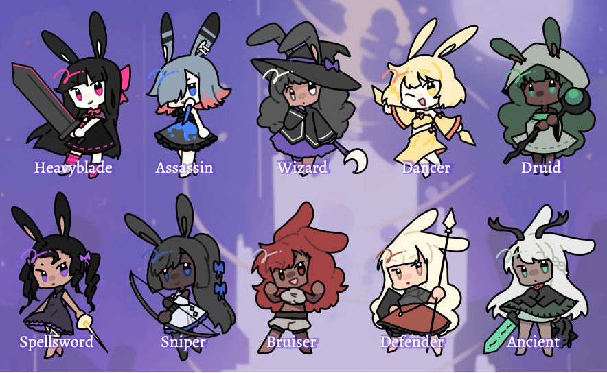 Rabbit and Steel Keychain and Stickers – ミノミノ