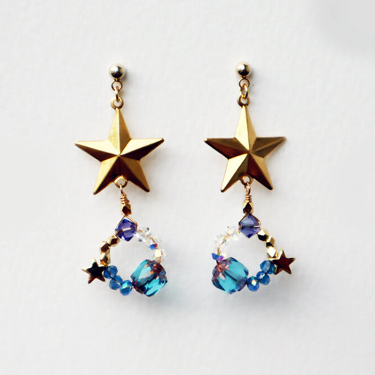 Star Ornament Earrings by Sachimilk