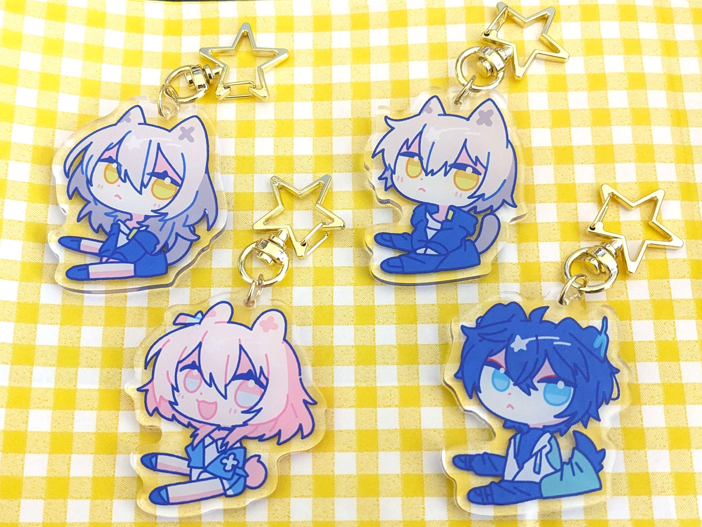 Honkai Star Rail Keychains - 2" Double-sided Clear Acrylic