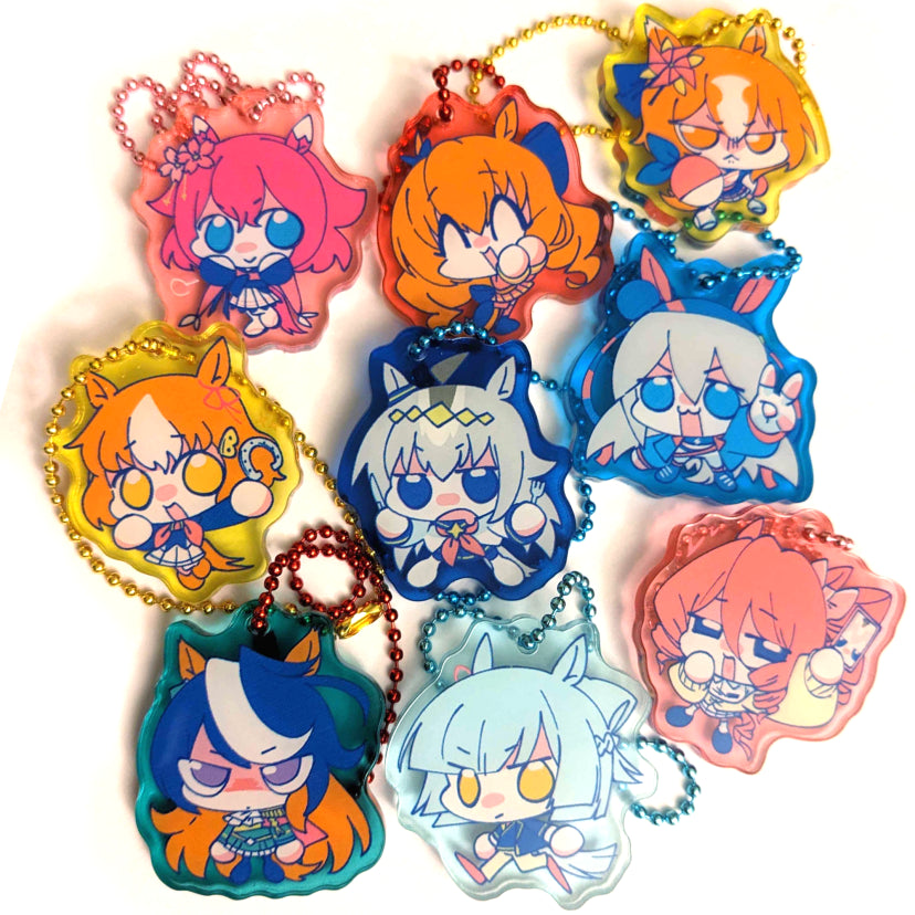 Uma Musume Cinderella Gray Gummies Keychains Gachapon