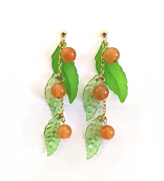 Tangerine Swing Earrings