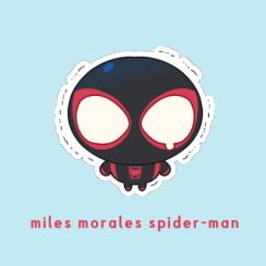 Miles Morales Spider-Man 3" Sticker