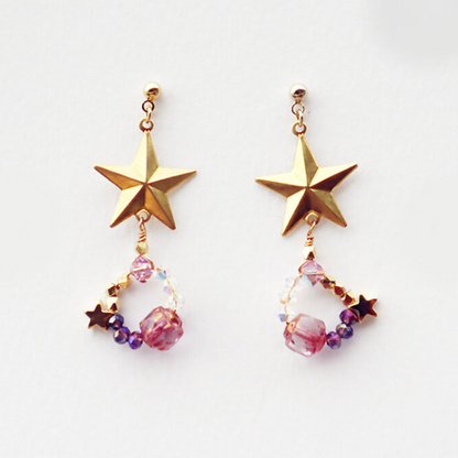 Star Ornament Earrings by Sachimilk