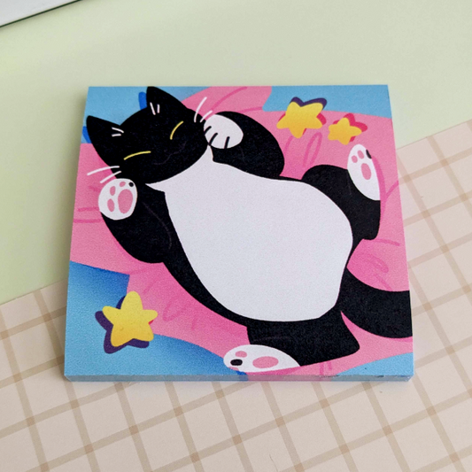 Cat's Belly - 3" x 3" Post-it Sticky Notes