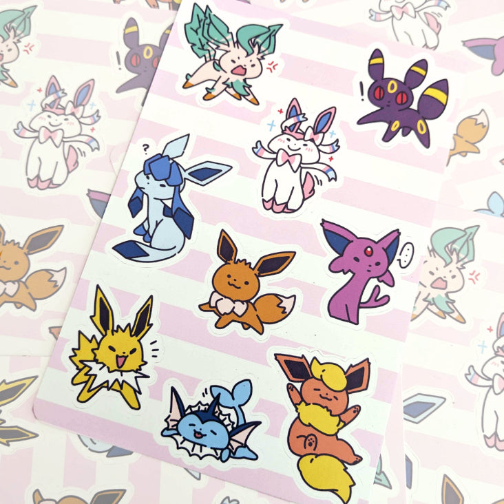 Pokemon Sticker Sheets
