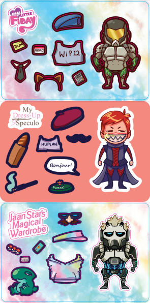 Infinity the Game 4"x6" Sticker Sheets