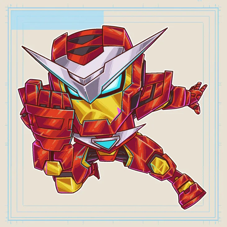 Marvel TOKON Keychains & Stickers