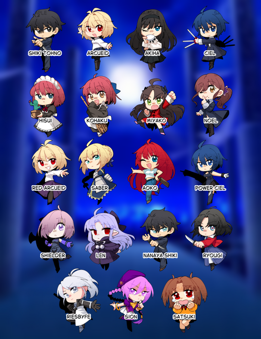 Type Lumina Keychains (PREORDER)