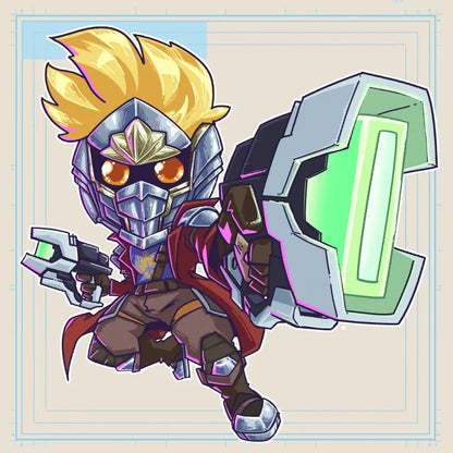 Marvel TOKON Keychains & Stickers