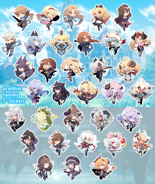 Granblue Fantasy 3" Stickers