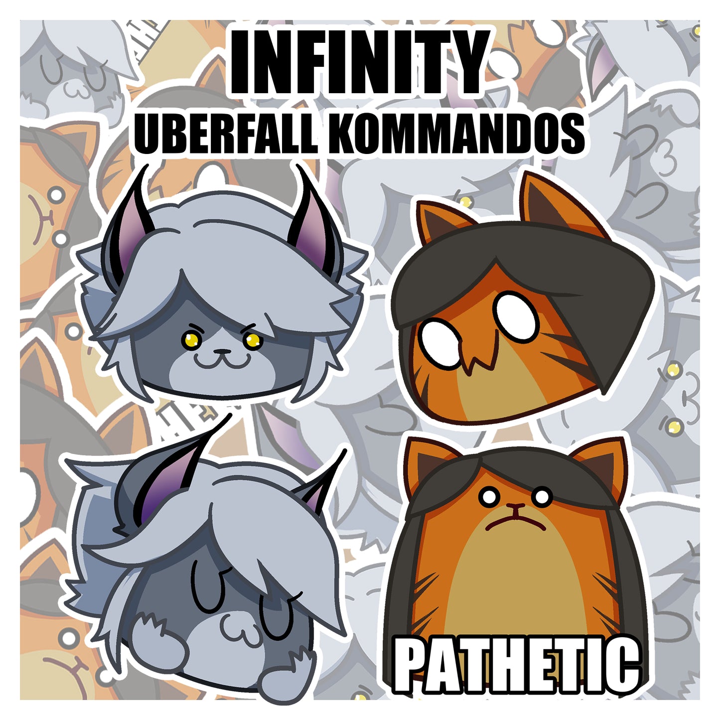 Infinity Uberfall Kommandos 3" Vinyl Sticker