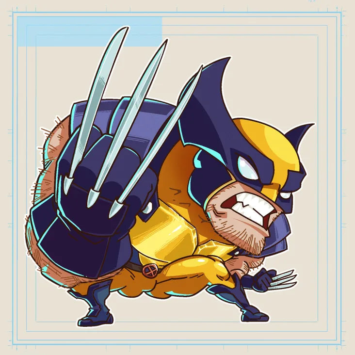 Marvel TOKON Keychains & Stickers
