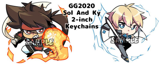 Sol and Ky GG2020 Charms - 2" Double-sided Clear Acrylic