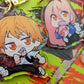 Chainsaw Man Keychains - 2" Double-sided Clear Acrylic
