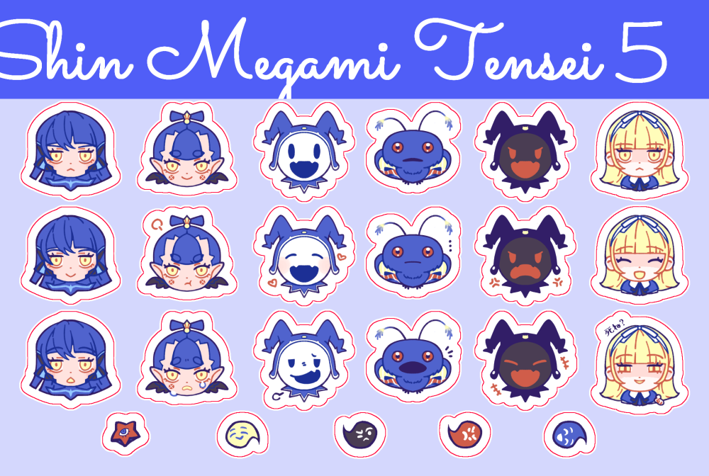Shin Megami Tensei V 4"x6" Sticker Sheet