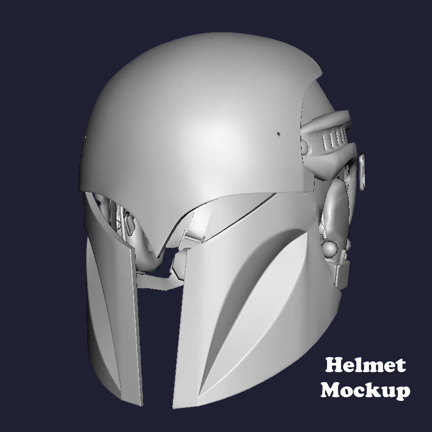 Bo-Katan/Nite Owl Inspired Mask for Tactical Helmets Digital Files