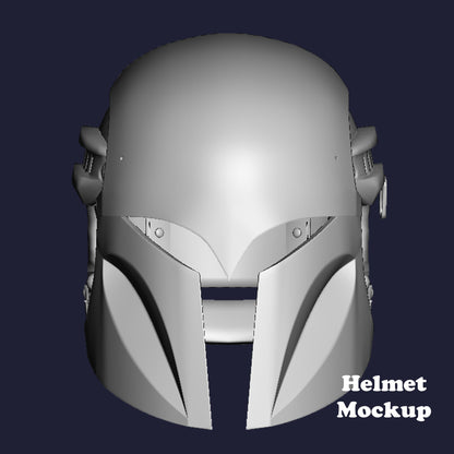 Bo-Katan/Nite Owl Inspired Mask for Tactical Helmets Digital Files