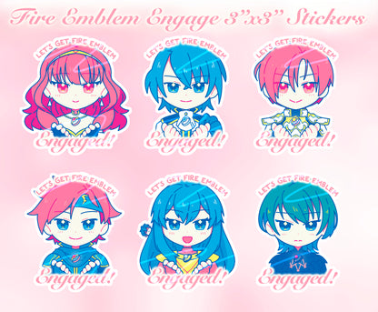 Fire Emblem Engage 3" Stickers