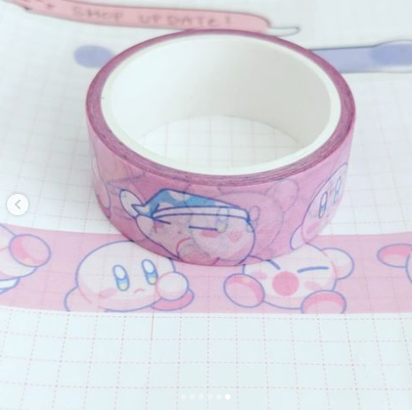 Daily Kirby Washi Tape