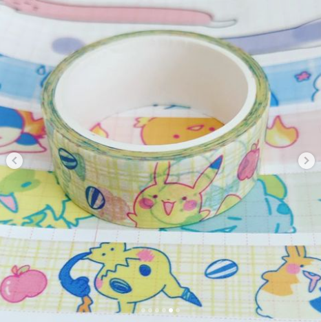 Pikachu Variant Washi Tape