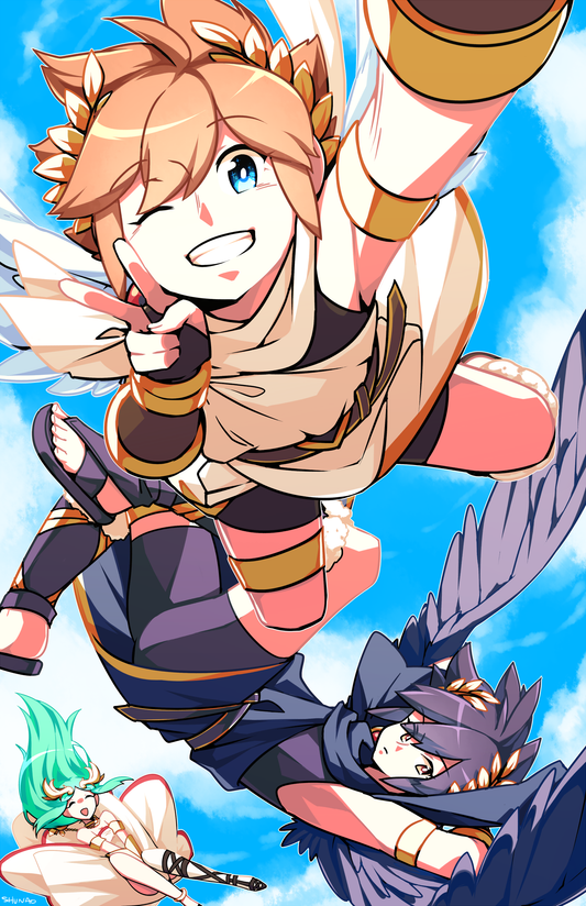 Print - Flying Around Angel Land