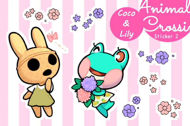 Animal Crossing 4"x6" Sticker Sheets