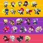 BBTAG Charms - 1.5" Double-sided Clear Acrylic