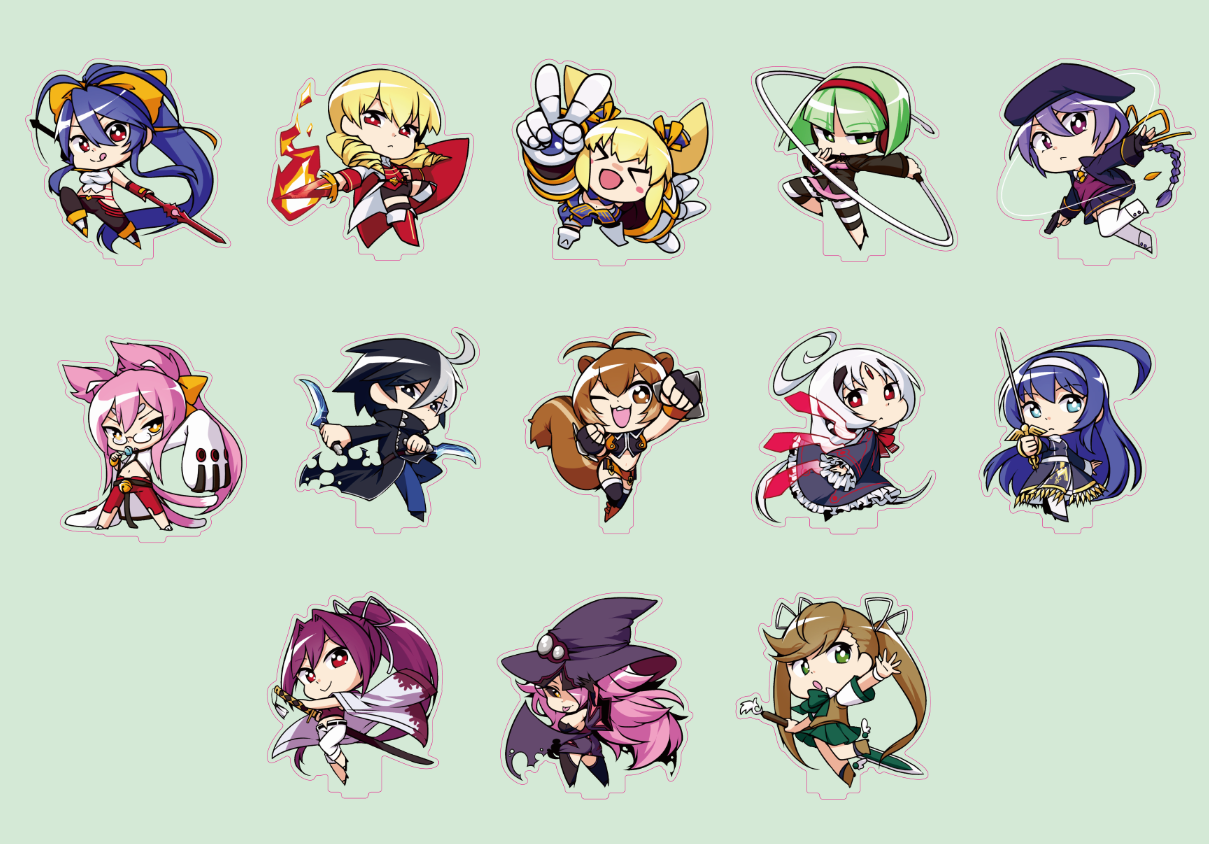 Magi Chibi Character Stickers