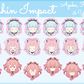 Genshin Impact  4"x6" Sticker Sheet - Matte