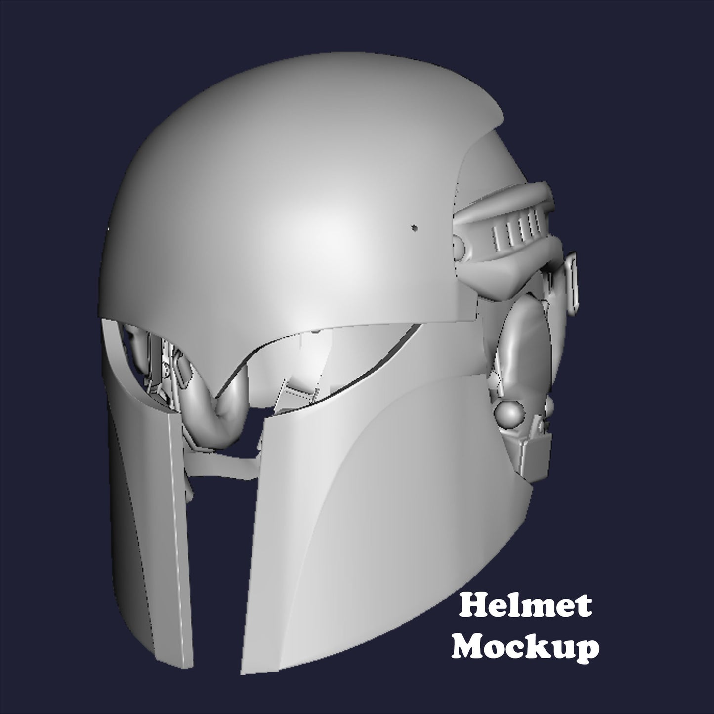 Clan Wren/Sabine Inspired Mask for Tactical Helmets Digital Files